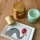 Grinders from Sackville & Co.; Cache Jar from Tetra; Jonathan Adler tray from Higher Standards